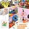 24 Colors Dual Tip Acrylic Paint Pens for Rock Painting, Wood, Canvas, Stone, Glass, Ceramic Surfaces, DIY Crafts Making Art Supplies (Round Tip and Fine Tip) & Organizer Storage Tote Bag